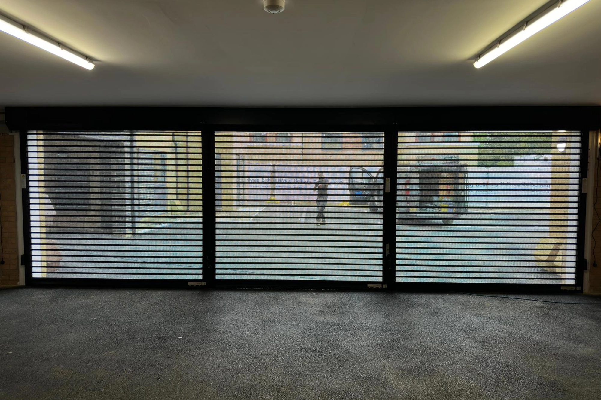 Perforated Electric Roller Shutter1
